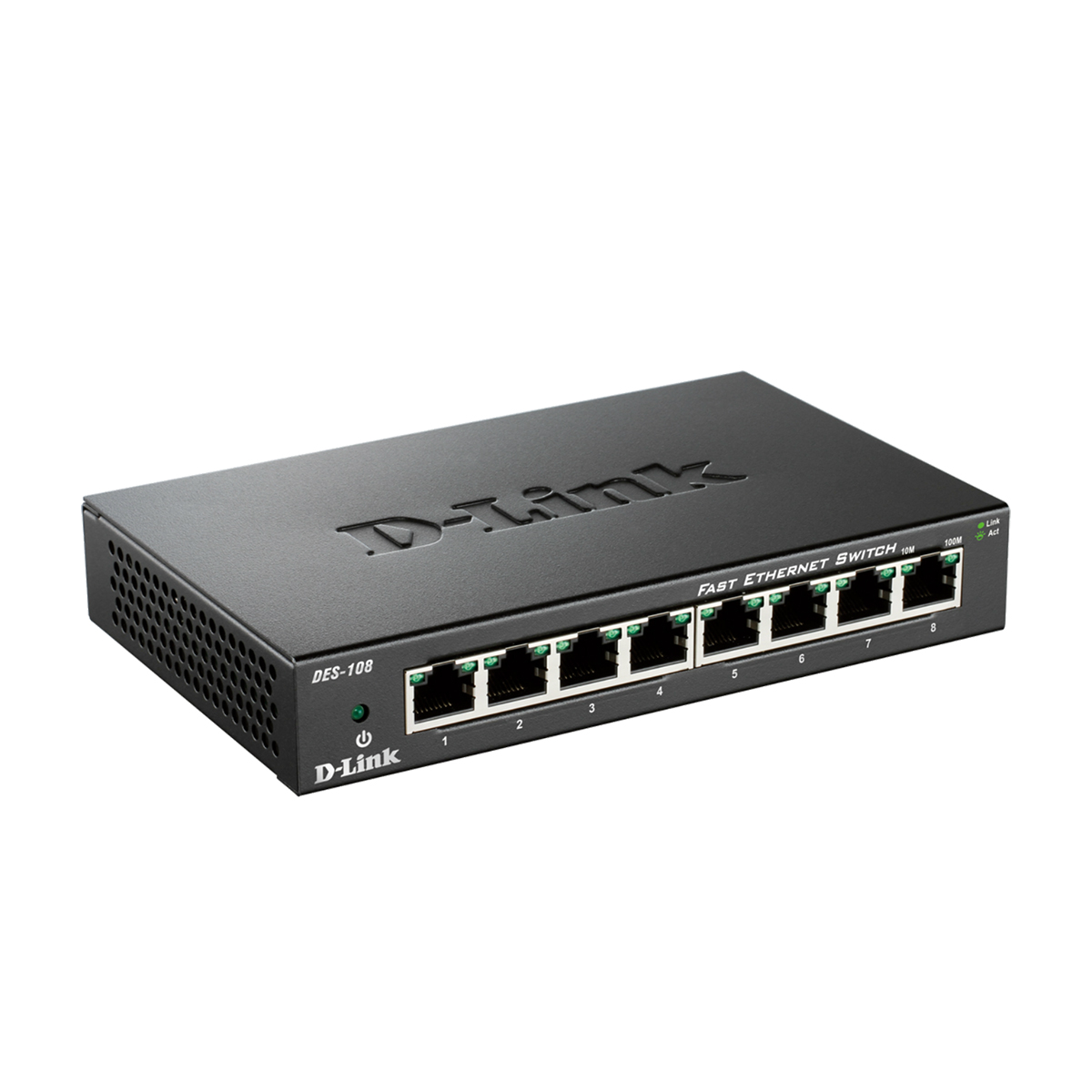 سوئیچ شبکه 8 پورت دی لینک مدل DES-108-3